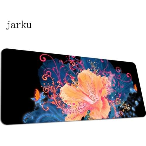Flower Artistic pad mouse Butterfly computer gamer mouse pad 700x400mm padmouse Pink mousepad ergonomic gadget office desk mats