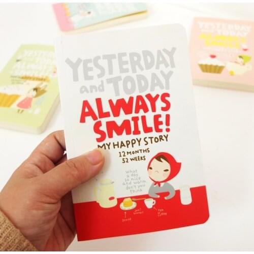 Lovely Cartoon Vintage Notebook Little Red Riding Hood Schedule Planner Note Book