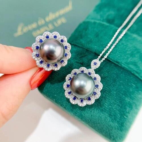 New Hot 925 Sterling Silver Pendant and Ring Mountings Findings Base Jewelry Set Mounts Settings Parts for Pearls Beads Crystal