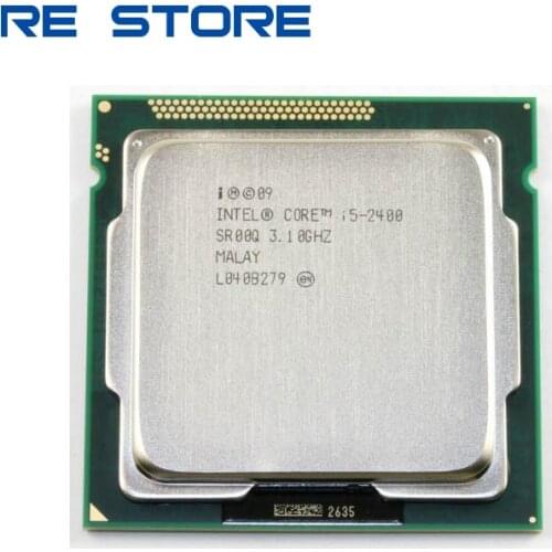 Used Intel Core i5 2400 Processor Quad-Core 3.1GHz LGA 1155 TDP 95W 6MB Cache Desktop CPU