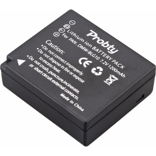Probty DMW-BLG10 DMW BLG10 DMW-BLE9 DMWBLE9 BLE9E Digital Camera Battery For Panasonic DMC-GF6 DMC-GF3 DMC-GF5 DMC-GX7