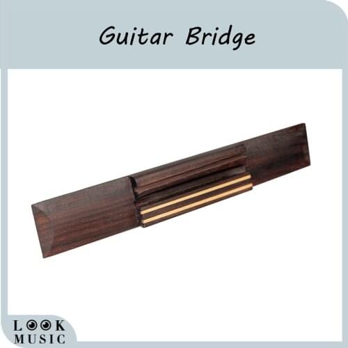 10PC Acoustic Classic Guitar Rosewood Bridge Slotted For 6 String Classical Guitar DIY Guitar Parts Accessories