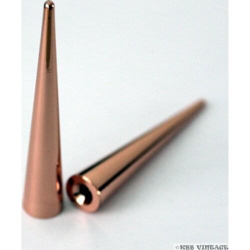 10pc Metal Punk Spikes Gothic Cone Stud Screwback Giant 2.2'' High-quality Rose Gold