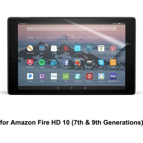 2pcs Matte/Clear LCD Screen Protector Shield Film Skin for Fire HD 10 HD10 10.1 inch Screen Cover