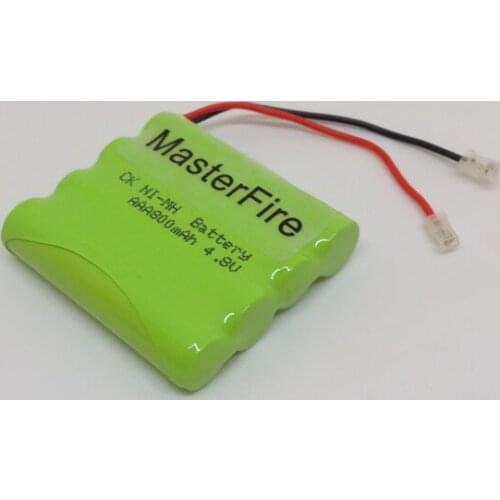 2pack/lot Brand New MasterFire AAA 4.8V 800mAh NI-MH Rechargable Battery NiMH Batteries Pack with plugs