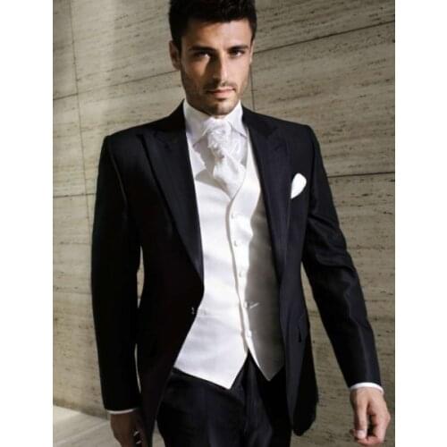 2018 hot sale!Customize the brides wedding/business is suitable for a mans best man suit (jacket + pants + tie + vest)