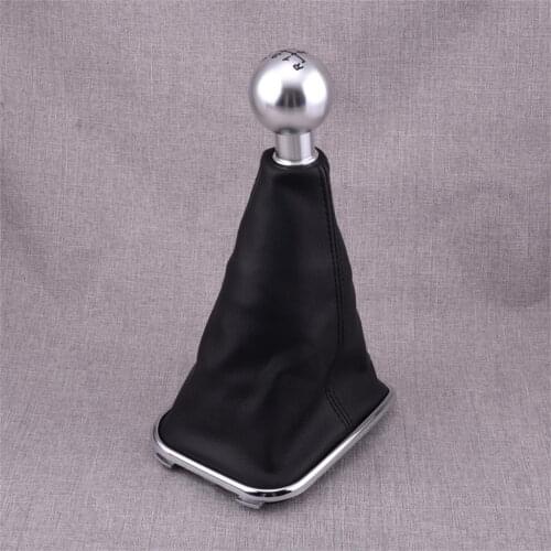 5 Speed Car Gear Shift Shifter Knob Boot Cover Cap Fit For VW Bora Golf MK4 Jetta MK4