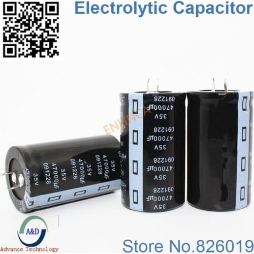 3pcs/lot 35V 47000UF Radial DIP Aluminum Electrolytic Capacitors size 35*60 47000UF 35V Tolerance 20