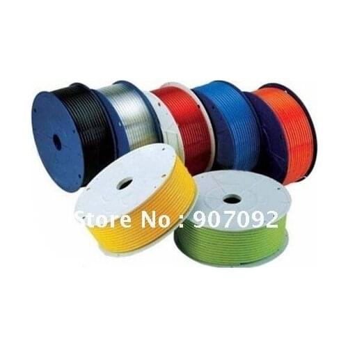 Free Shipping PU Tube 5mm ID Plastic Flexible Pipe 8mm OD In Clear Red Black PU8*5 Polyurethane Tube Pneumatic Tube 90M A Lot
