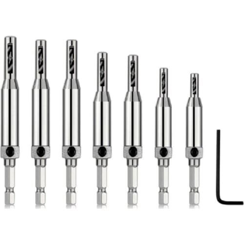 Door And Window Hinge Hinge Hole Opener SELF-CENTERING DRILL BITS