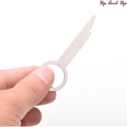 Car Stereo Radio Removal Remove Tool For Audi A4 A6 A8 Car Benz 11 1pcs Sliver 7.7cm