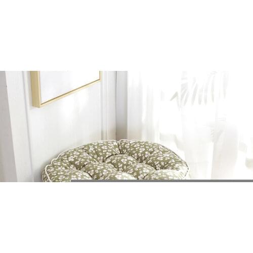 58x58cm Round Pouf Tatami Cushion Pillow Floor Cushions Linen Cotton Seat Pillow Pad Throw Pillow Cushion Japanese Tatami Pad