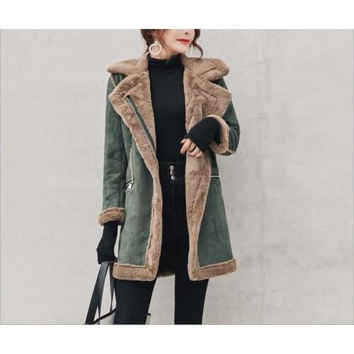 Fur coat waist belt jacket, baseball suit, short female winter wear, new style