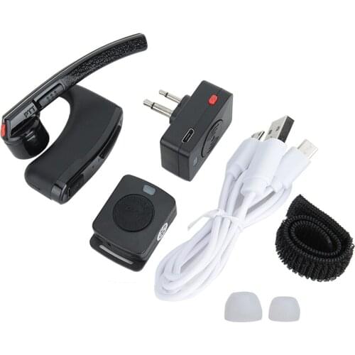 M-Shape Structure Single Bluetooth Wireless Earhook Walkie Talkie Headset Two Way Radio Headset
