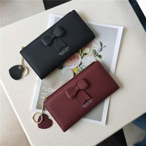 Fashion Ladies Long Wallet Design Sense Folding Wallet Clutch