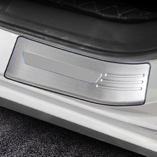 Car Styling 4PCS Stainless Steel Door Sill Scuff Plate Threshold Cover Trim for Honda Fit Jazz GR 2020 2021 Accessories