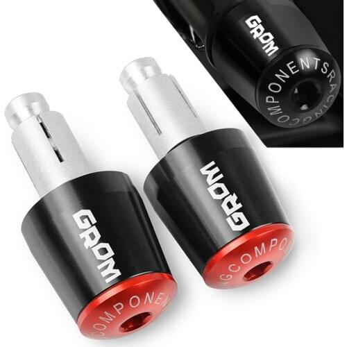 7/8" 22MM Motorcycle Handlebar Grips Slider Cap Plug Hand Bar End For Honda GROM MSX125 MSX 125 2014-2019 2018 2015 2016 2017