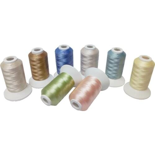 PASTEL COLORS Embroidery Machine Thread 8 Spools Free Ship