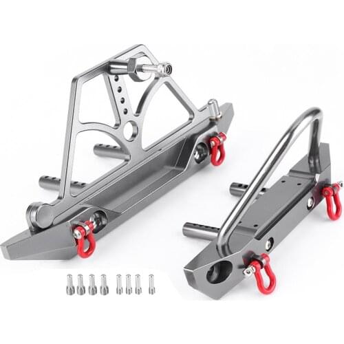 NEW Universal Metal Anti-collision Bumper For 1/10 RC Crawler Car Axial SCX10 Jeep Wrangler MST SCX10 II