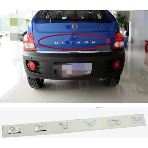 Genuine Rear Trunk Tailgate Logo Emblem for Ssangyong ACTYON 2006-2011 Rear Trunk Lid Logo Emblem badge 7992332000