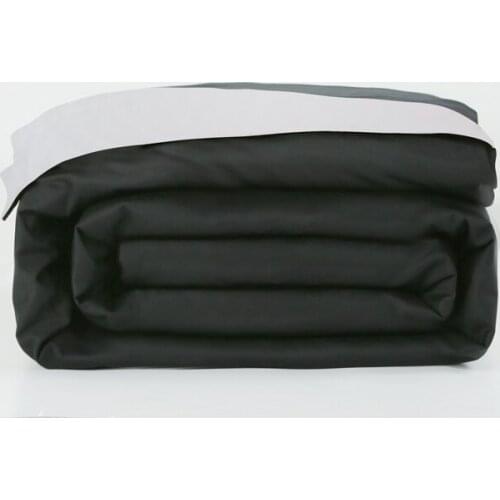 100%cotton white and black duvet cover 150*200/200*230/220*240cm bedding bag twin full queen king size solid simple quilt cover