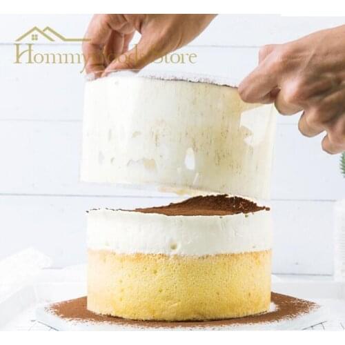 Decoration GYH Adjustable Mousse Ring Round Mould Mousse Cake Edge Collar Film Kitchen Accessory DIY Baking Tools Cakes Dessert