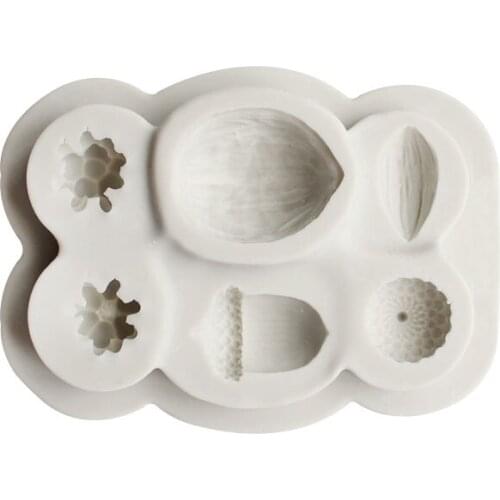 Sugarcraft Nut silicone mold fondant mold cake decorating tools chocolate gumpaste mold