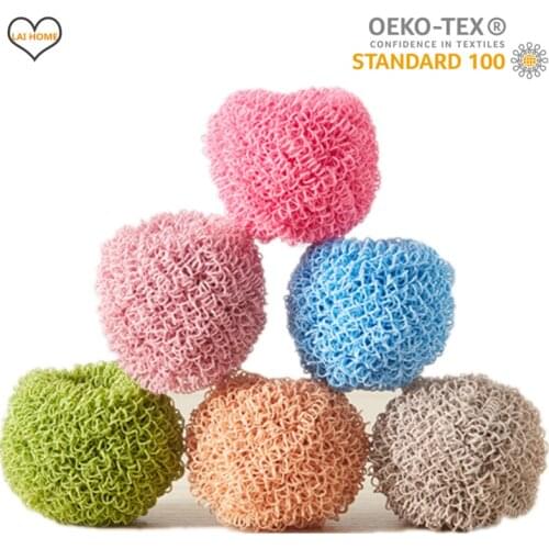 4PCS Nano - clean ball kitchen cleaning scrub brush for Pot not scratch the coating cleaning supplies colorful cleaning balls