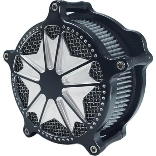 Air Filter Venturi Cnc Motorcycle Cold Air Intake Cleaner Kit Chrome for Harley Sportster XL 883 XL 1200 2007-up Fitment-A