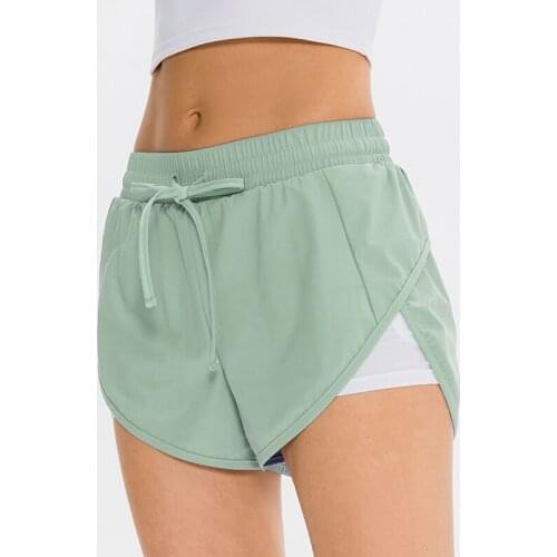 Women Sport Shorts With Pocket Loose Seamless Fitness Pants Short Running Workout Yoga Tennis Shorts Casual Fashion Biker Shorts
