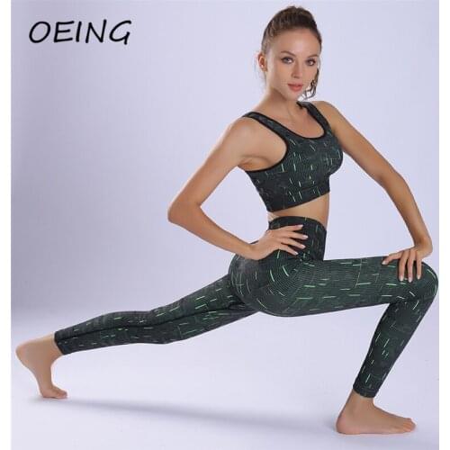 Fitness Womens 2 Piece Set Women Gym Leggings and Bras Yoga Suits Workout Clothing Seamless Sets