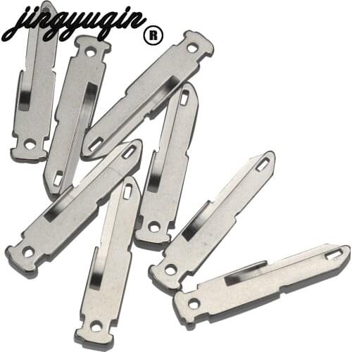 10PCS For Renault Duster Logan Fluence Clio Citroen for Peugeot 206 306 406 106 Key Blade Replacement Car Key Blade Car-styling