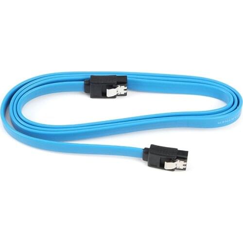 100pcs/lot KEFU SATA III 6.0 Gbps 7pin Female to Female Data Cable with Locking Latch