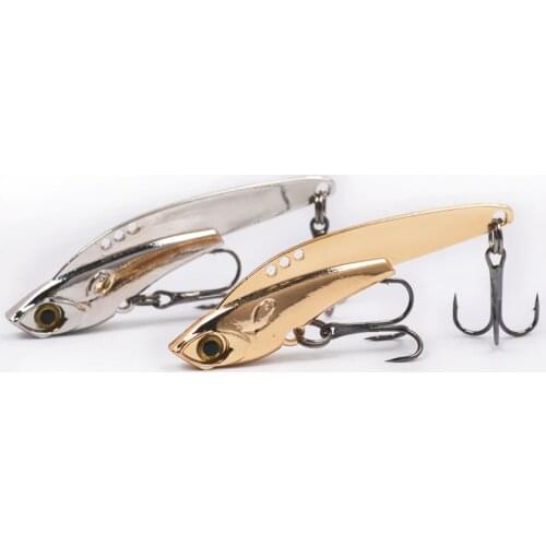 13g/19g/ 24g Vib Metal lure fishing Spoon lures Sequins spinnerbait vibrating japan fishing tackle goods grip swivel jigging