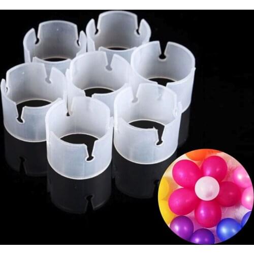 50 Pcs Balloon Clip Portable Ring Arch Stand Connectors Buckle Birthday Wedding Party Decor Holiday Festival Supplies