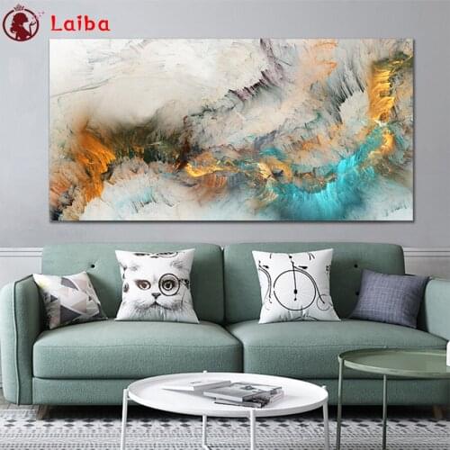 Diamond Embroidery Abstract art Picture Of Rhinestones Diamond Painting Full Square round drill Mosaic Cross Stitch Wall Art