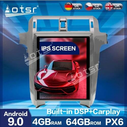 Aorts Vertical Tesla PX6 Latest Android 9.0 64G CARPLAY Car Radio Player For Lexus GX400 GX460 2010- 2019 Car GPS Navigation DSP