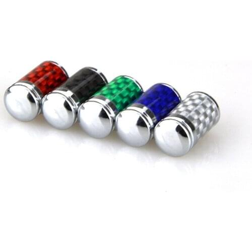 Car Auto Wheel Tires Valves Color Carbon Fiber Modified Rustproof Car Van Waterproof Rims Air Caps Hot Selling Accessories