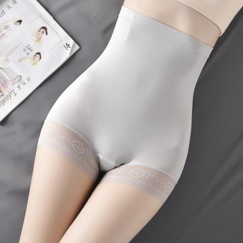 Nude Ammonia Seamless High Waist Tummy Tight Pants Underwear Seaweed Antibacterial Fabric Lingerie Intimates сексуальный
