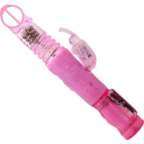 Erotic Sextoys Thrusting Rabbit Vibrator Waterproof Clitoris G Spot Stimulator Dildo Vibrator Goods for Adult Sex Toys for Woman