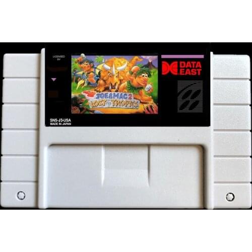 JOE & MA 2 USA- NTSC version 46 pins Video games card NTSC version for Retro Video games Console