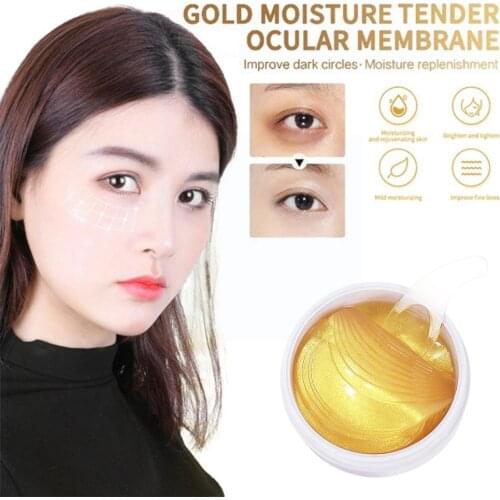 Crystal Collagen Eye Mask Eye Care Moisturizing Anti-wrinkle Sleeping Circle Puffiness Eliminate Anti-dark Patch60pcs Eye L0S5