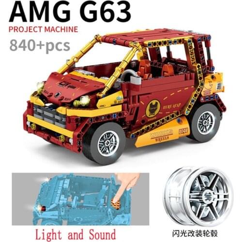 661pcs Kaizhi KY1037 Mechanical Engineer Technology Assembled Sports Car Small Particle Building Block Toy Gifts