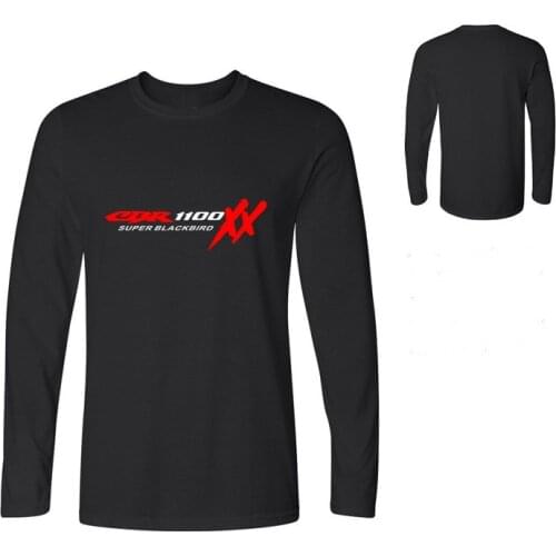 Man Tshirts TOP CBR 1100 SUPER BLACKBIRD XX T-Shirt Male Jogger Workout Brand Men Long Sleeve T Shirt Hombre Teeshirts