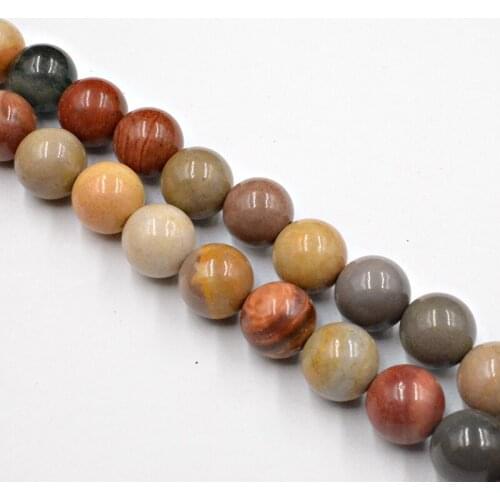 Natural Stone Mookaite Round Beads Wholesale Loose Beads for Fashion Jewelry Making Accessories 4-12mm DIY 15" Free Shipping