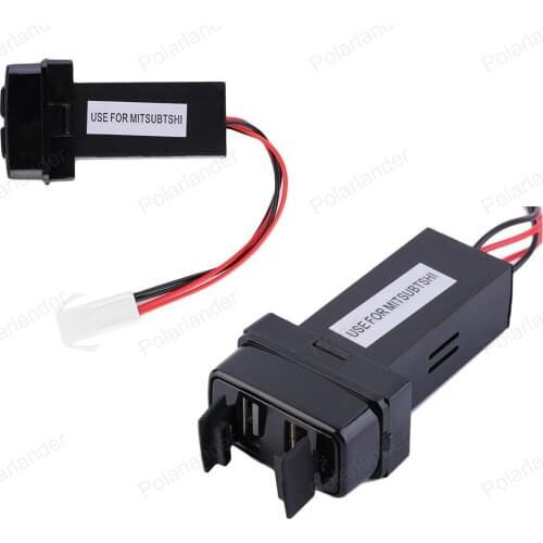 New Dashboard Mount for M/itsubishi Fast 5V Dual USB Ports adapter Car Charger