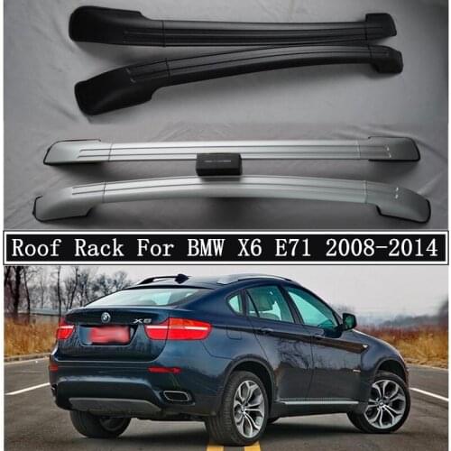 Roof Rack For BMW X6 E71 2008-2014 High Quality Aluminum Alloy Rails Bar Luggage Carrier Bars top bar Racks Rail Boxes