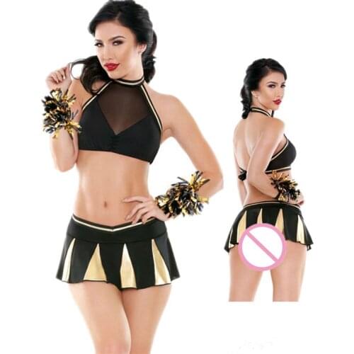 Sexy Vitality Cheerleader Costume High School Girl Music Choir Aerobics Dance Performance Cheerleader Costume