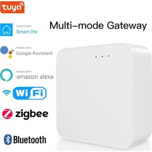 Tuya Zigbee3.0 Multi-mode Gateway WiFi+Bluetooth+Zigbee Communication Gateway Smart Life Voice Control Support Alexa Google Home