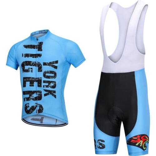 YORK TIGERS Pro team Cycling Sport Suit Ropa Ciclismo Hombre BTM Bike Clothing Bicycle Sets Riding Jersey Cycle Wear Triathlon